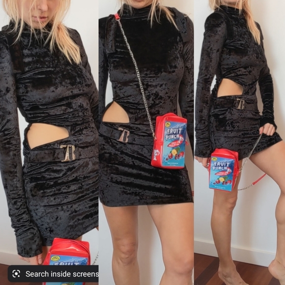 Nwot MISBHV cut out mock turtleneck dress S - Picture 8 of 8